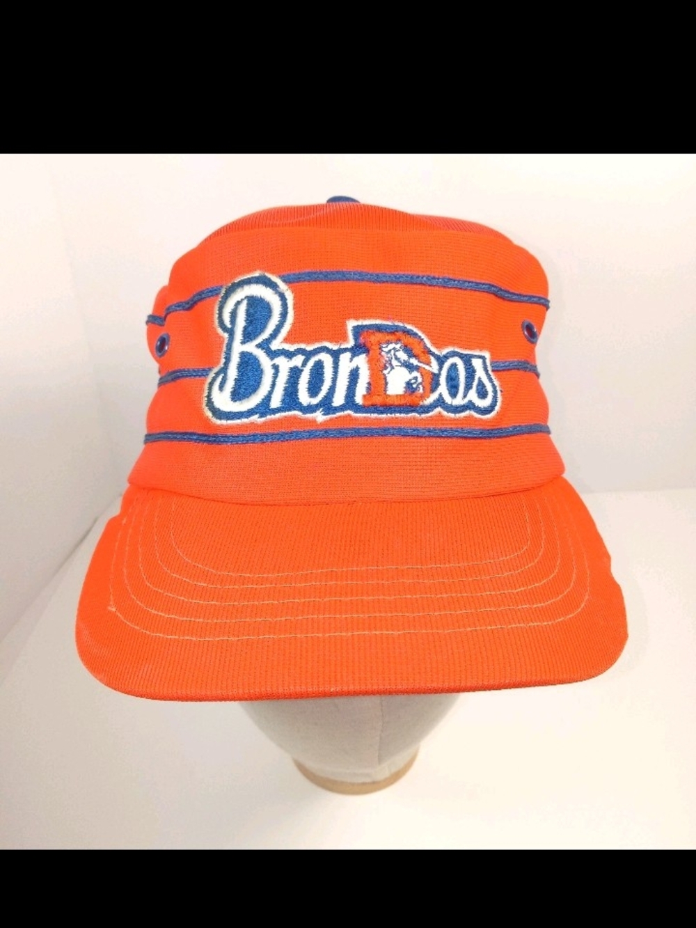 Vtg Denver Broncos Snapback Cap Hat Sports Specialties NFL Embroidered - Damage